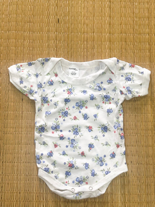 Half Sleeve Romper (0-3M)