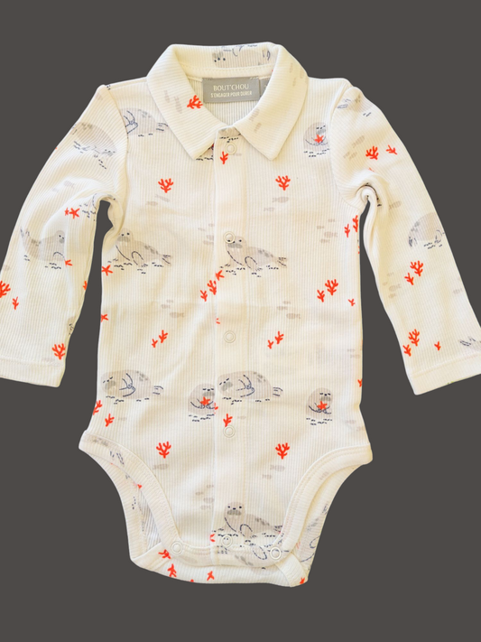 Full Sleeve Romper (6 M)