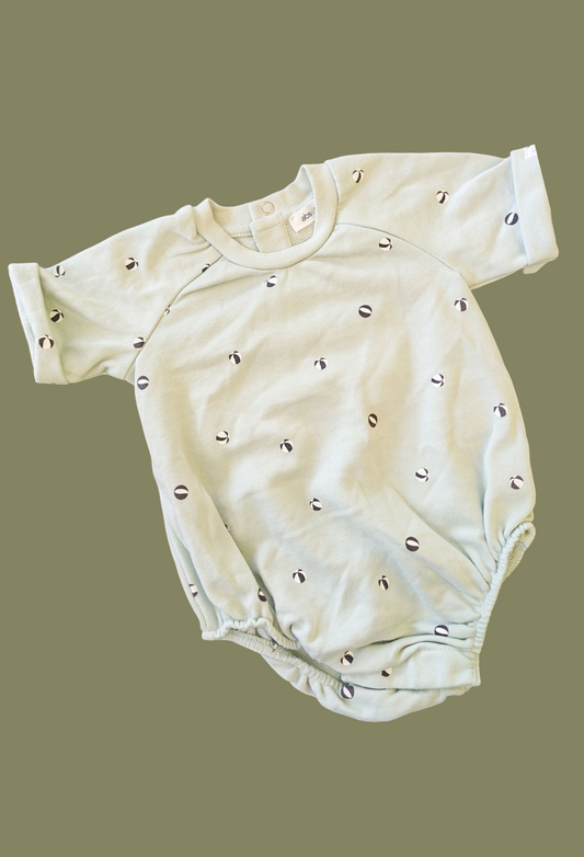 Half Sleeve Romper (6M)