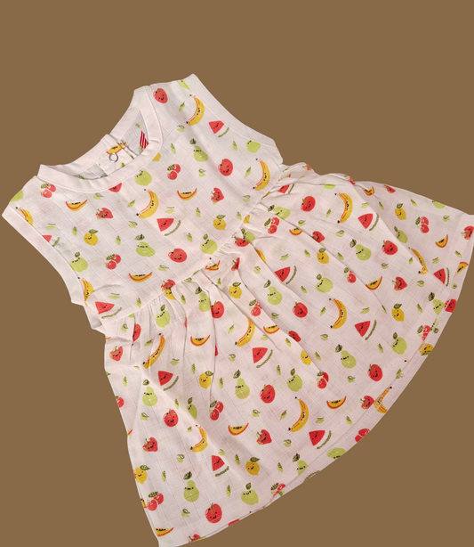 Muslin Back Button Frocks